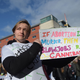 Image from a protest in Northern Ireland in April. (Via Getty)